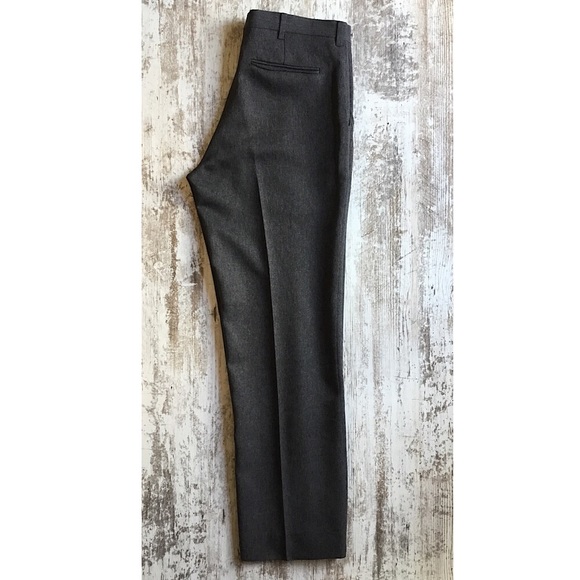 Gray perma prest polyester pants - Picture 2 of 5